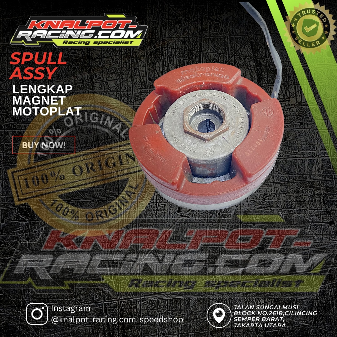 SPULL ASSY LENGKAP MAGNET MOTOPLAT